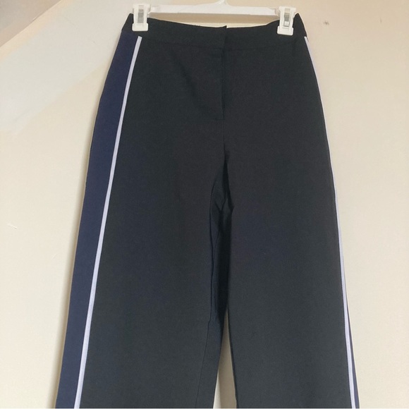 Socialite Black, Blue & White Striped Highwaist Pants size Small - Picture 9 of 10